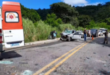 Acidente grave na MGC-418 deixa uma vítima fatal e três feridos