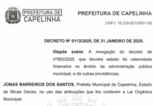 Decreto de Calamidade Financeira em Capelinha foi revogado 11 dias após publicação